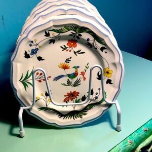 Oiseaux De Paradis 6 1/2 inch Bread & Butter Plates